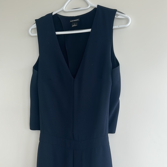Club Monaco Navy Jumpsuit with Open Back - Picture 2 of 3